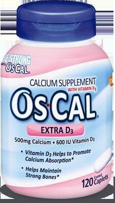 Image 1 - Imprint OS CAL - Os-Cal Extra D3 calcium 500 mg / vitamin D3 600 IU