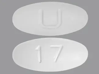 Image 1 - Imprint U 17 - irbesartan 300 mg