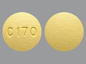 Imprint C170 - darifenacin 7.5 mg