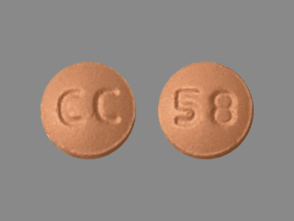 Image 1 - Imprint CC 58 - famotidine 10 mg