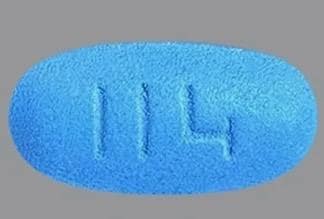 Imprint 114 - lacosamide 200 mg