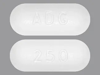 Imprint ADG 250 - chlorzoxazone 250 mg