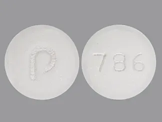 Imprint p 786 - amlodipine/hydrochlorothiazide/olmesartan 5 mg / 12.5 mg / 20 mg