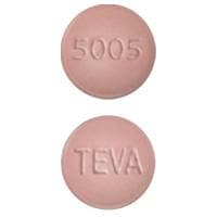 Imprint TEVA 5005 - amlodipine/hydrochlorothiazide/olmesartan 5 mg / 12.5 mg / 20 mg