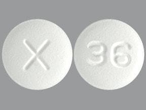 Image 1 - Imprint X 36 - cetirizine 10 mg
