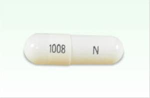 Imprint 1008 N - oseltamivir 30 mg (base)