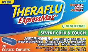 Image 1 - Imprint 1143N - Theraflu ExpressMax Nighttime Severe Cold & Cough acetaminophen 325 mg / diphenhydramine hydrochloride 12.5 mg / phenylephrine hydrochloride 5 mg