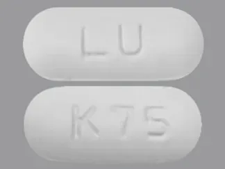 Image 1 - Imprint LU K75 - quetiapine 400 mg