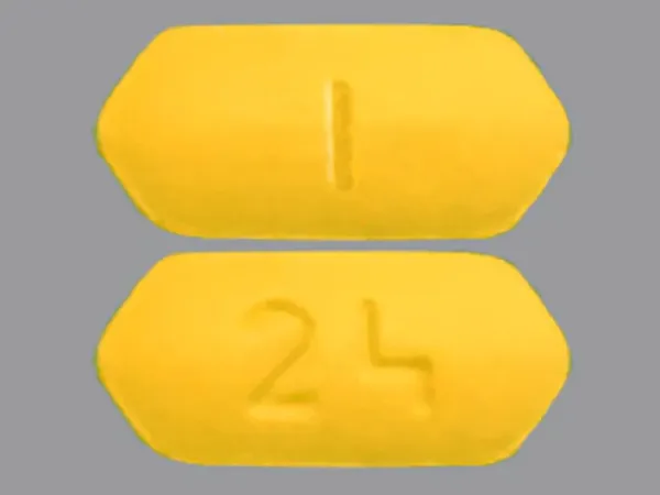 Imprint I 24 - prasugrel 10 mg