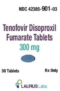Imprint LA16 - tenofovir 300 mg