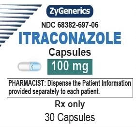 Image 1 - Imprint ZA 65 100 mg - itraconazole 100 mg