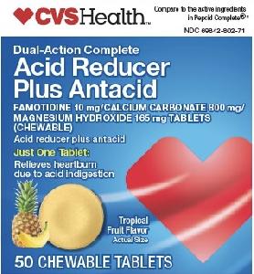 Image 1 - Imprint Plus - Acid Reducer Plus Antacid calcium carbonate 800 mg / famotidine 10 mg / magnesium hydroxide 165 mg
