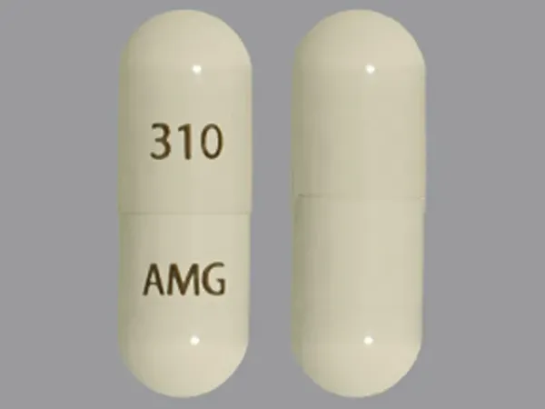 Imprint AMG 310 - miglustat 100 mg