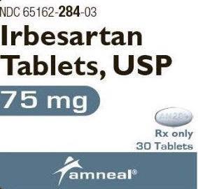 Image 1 - Imprint AN 284 - irbesartan 75 mg
