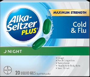 AS NITE - Alka-Seltzer Plus Night Cold & Flu