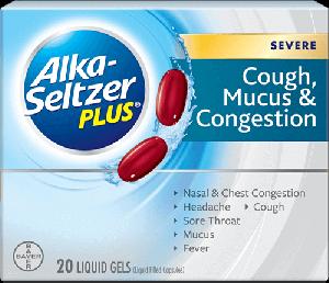Image 1 - Imprint AS M - Alka-Seltzer Plus Severe Cough, Mucus & Congestion Liquid Gels acetaminophen 250 mg / dextromethorphan hydrobromide 10 mg / guaifenesin 200 mg / phenylephrine hydrochloride 5 mg
