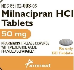 Imprint AN 093 - milnacipran 50 mg