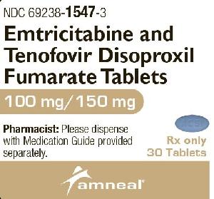 Image 1 - Imprint AC51 - emtricitabine/tenofovir 100 mg / 150 mg