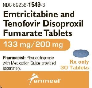 Imprint AC52 - emtricitabine/tenofovir 133 mg / 200 mg