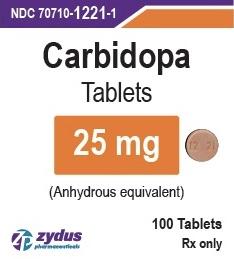 Imprint 12 21 - carbidopa 25 mg
