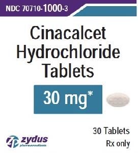 Imprint 1000 - cinacalcet 30 mg