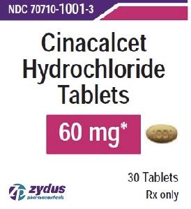 Imprint 1001 - cinacalcet 60 mg