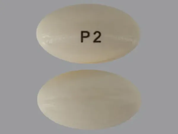 Image 1 - Imprint P2 - progesterone 200 mg