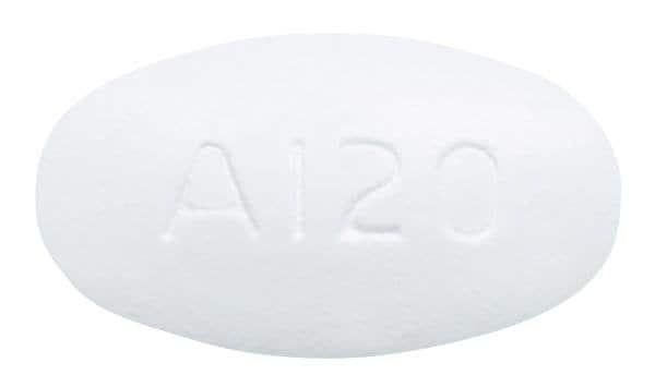 Imprint A120 - lurasidone 120 mg