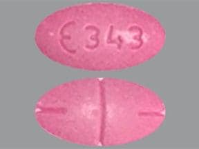 Image 1 - Imprint E 343 - amphetamine/dextroamphetamine 15 mg