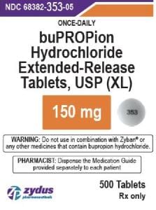 Image 1 - Imprint 353 - bupropion 150 mg