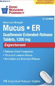 Image 1 - Imprint Mxeunic 1200 - guaifenesin guaifenesin 1200 mg