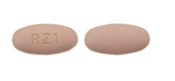 Image 1 - Imprint RZ1 - ranolazine 500 mg