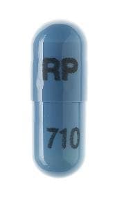 Image 1 - Imprint RP 710 - amphetamine/dextroamphetamine 10 mg