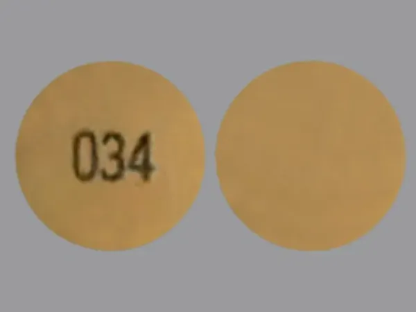 Image 1 - Imprint 034 - paliperidone 6 mg