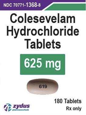 Imprint 619 - colesevelam 625 mg