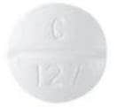 Imprint C 127 - pyrimethamine 25 mg