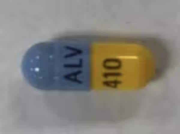 Imprint ALV 410 - hydrocodone 15 mg
