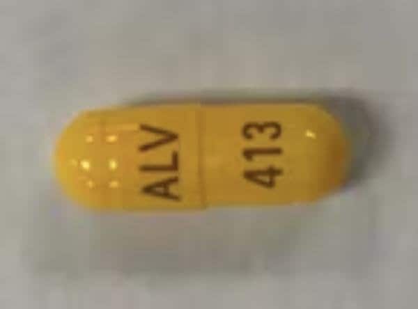 Image 1 - Imprint ALV 413 - hydrocodone 40 mg