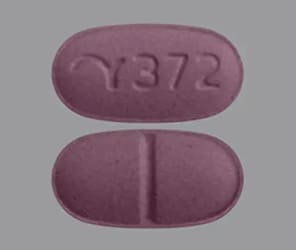 Image 1 - Imprint Y372 - colchicine 0.6 mg