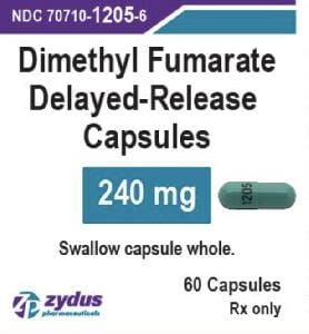 Image 1 - Imprint 1205 - dimethyl fumarate 240 mg