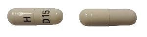 Image 1 - Imprint H D15 - dimethyl fumarate 240 mg
