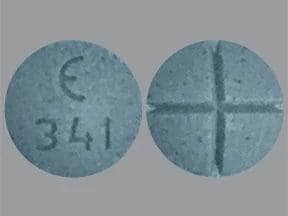 Image 1 - Imprint E 341 - amphetamine/dextroamphetamine 10 mg
