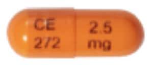 Image 1 - Imprint CE 272 2.5 mg - ramipril 2.5 mg