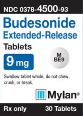 Imprint M BE9 - budesonide 9 mg