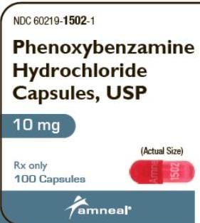 Image 1 - Imprint Amneal 1502 - phenoxybenzamine 10 mg