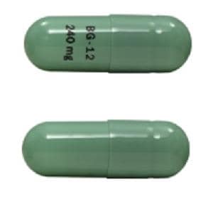 Image 1 - Imprint BG-12 240 mg - dimethyl fumarate 240 mg