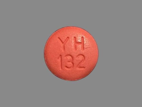 Image 1 - Imprint YH 132 - bupropion 200 mg