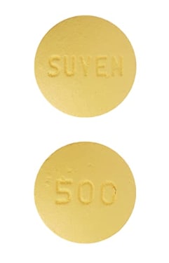 Imprint SUVEN 500 - nitazoxanide 500 mg