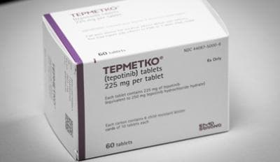 Imprint M - Tepmetko 225 mg