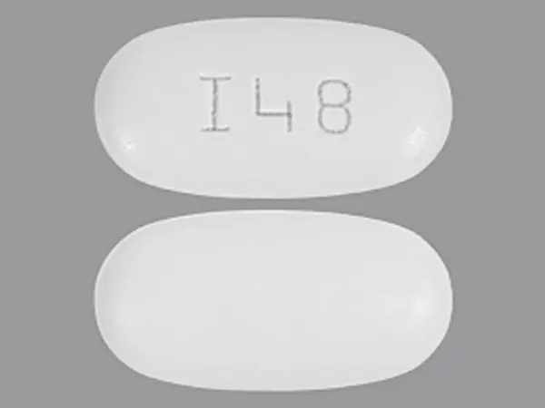Imprint I48 - efavirenz/emtricitabine/tenofovir 600 mg / 200 mg / 300 mg